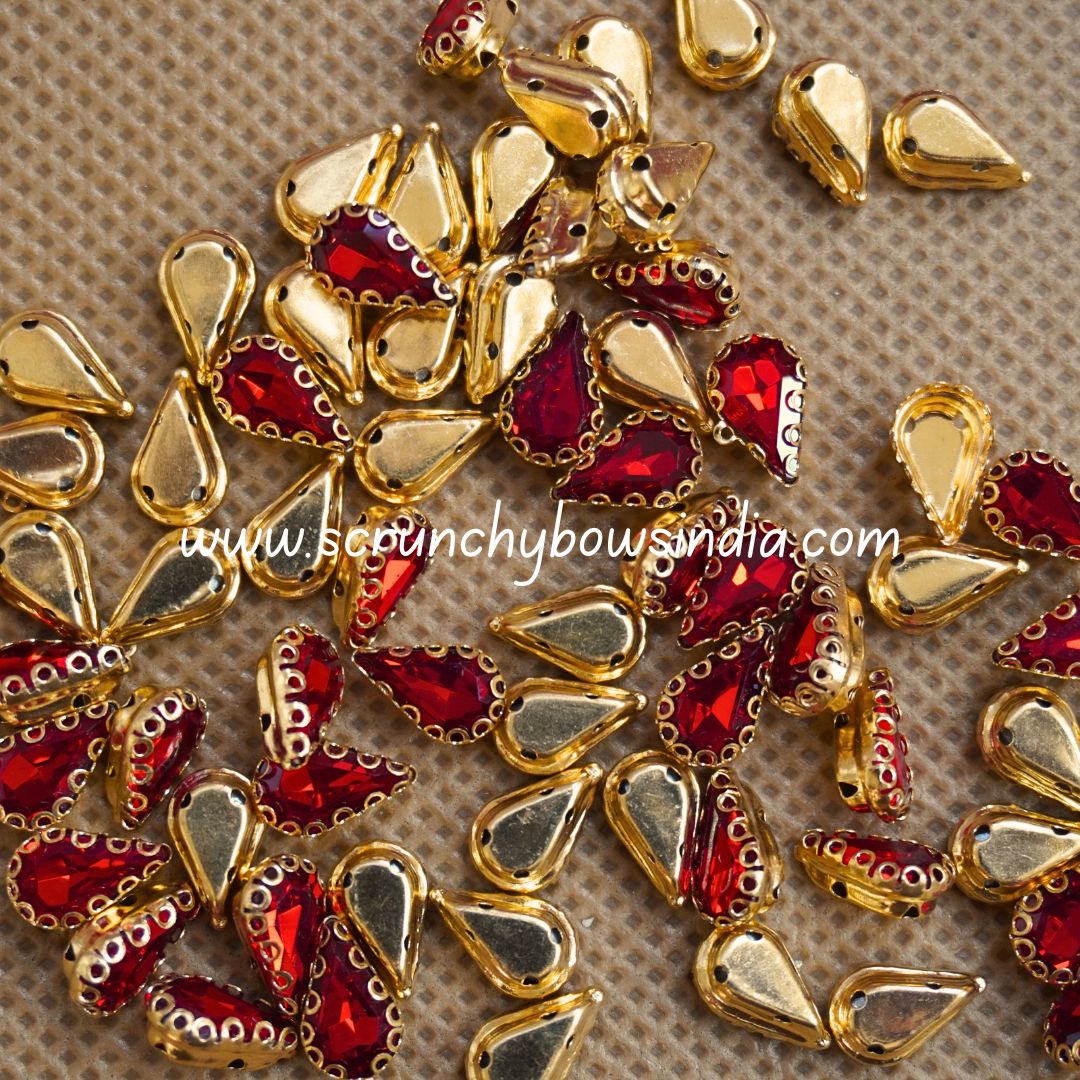 SMALL DROP CLIP STONES
