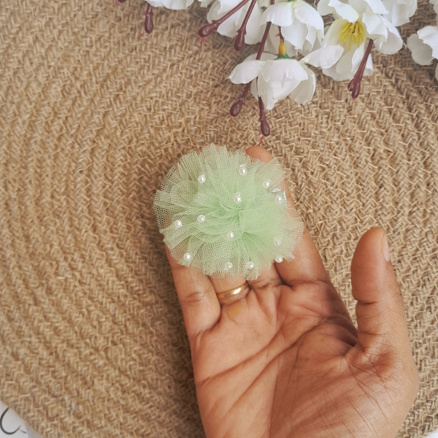 Pom Pom Bows - Pastel