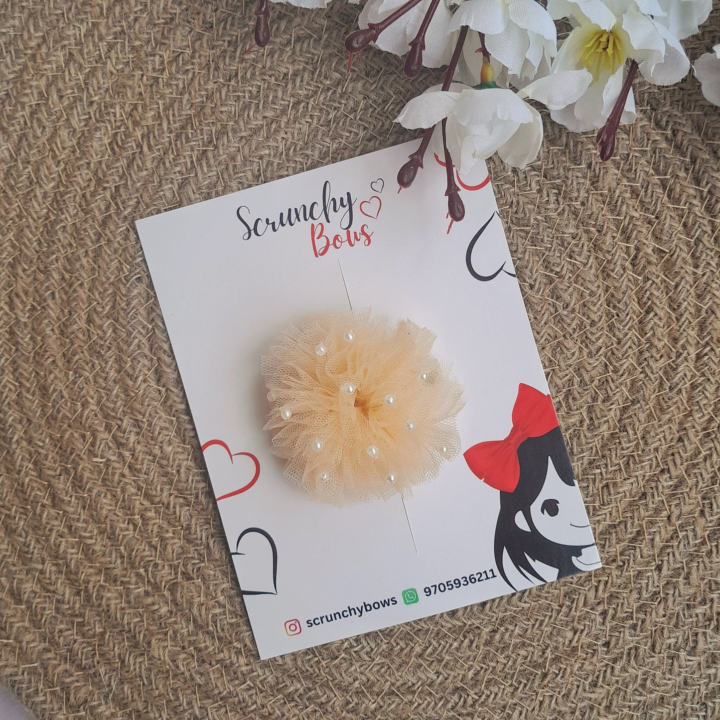 Pom Pom Bows - Pastel