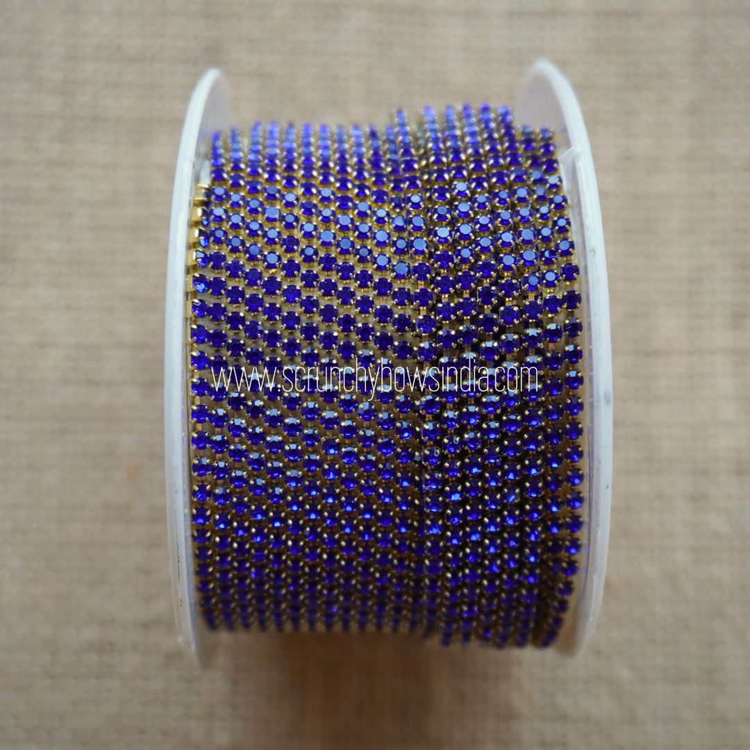 Stone Chain - Blue (1 meter)