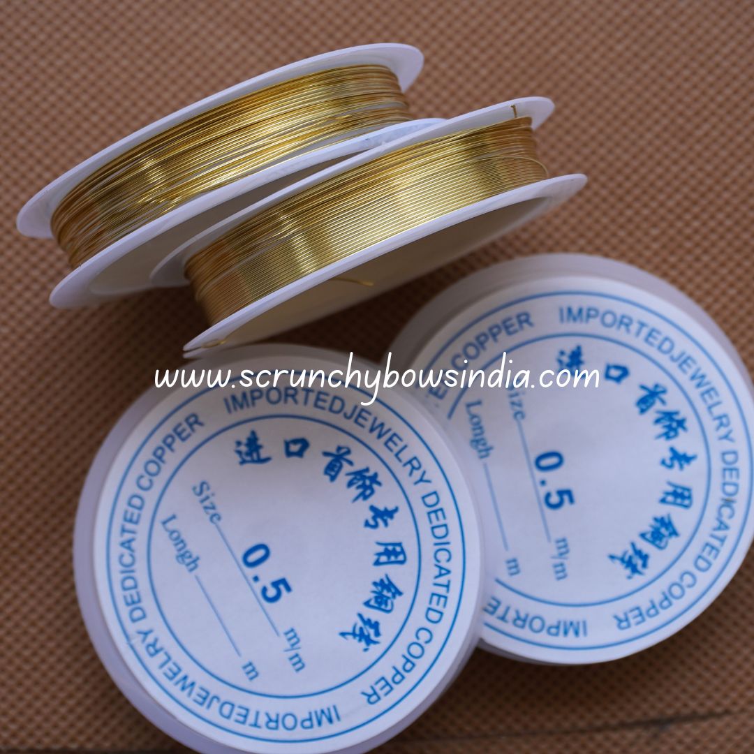 Metal wire Gold - 0.5 mm