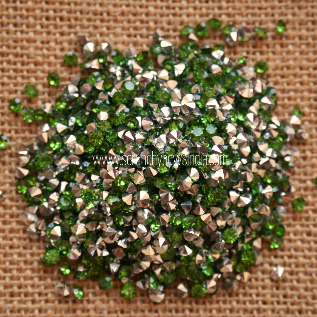 4MM Jarkan Stones - Parrot Green
