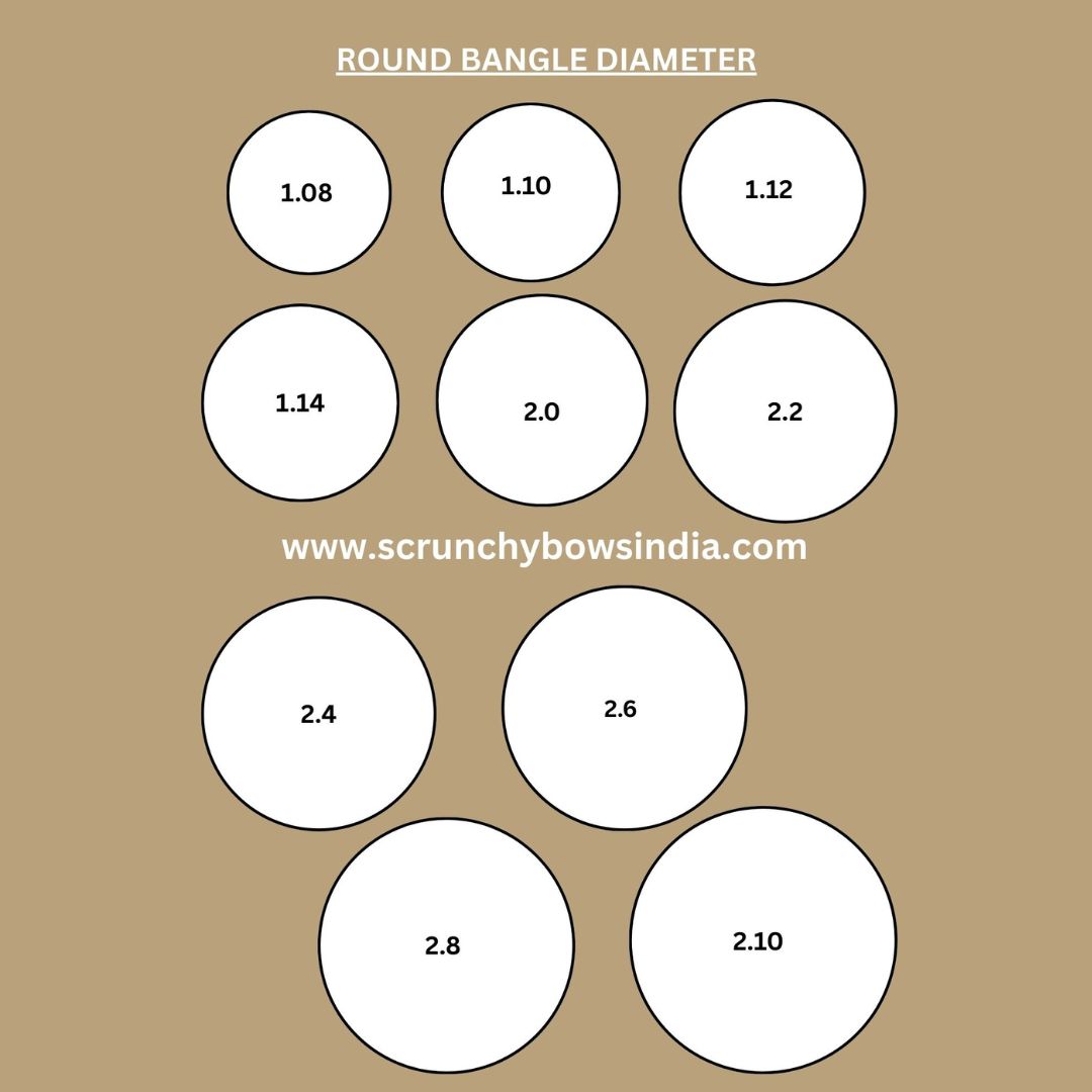 Round Bangle Diameter