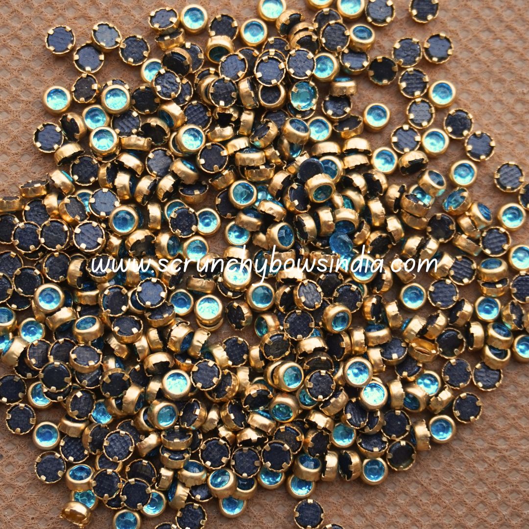 Glass 3m Round - Sky Blue