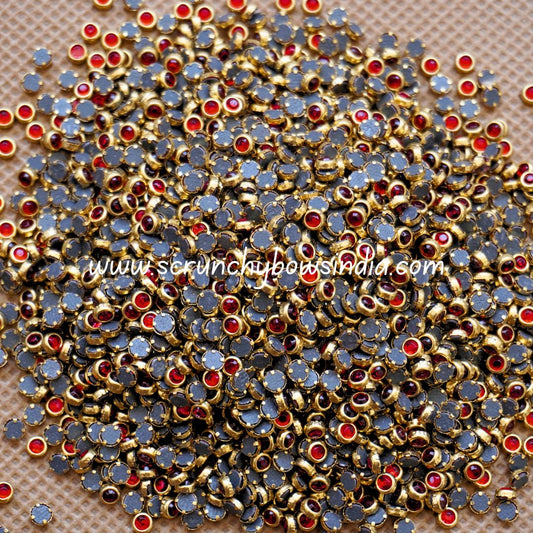 Glass 3m Round - Red