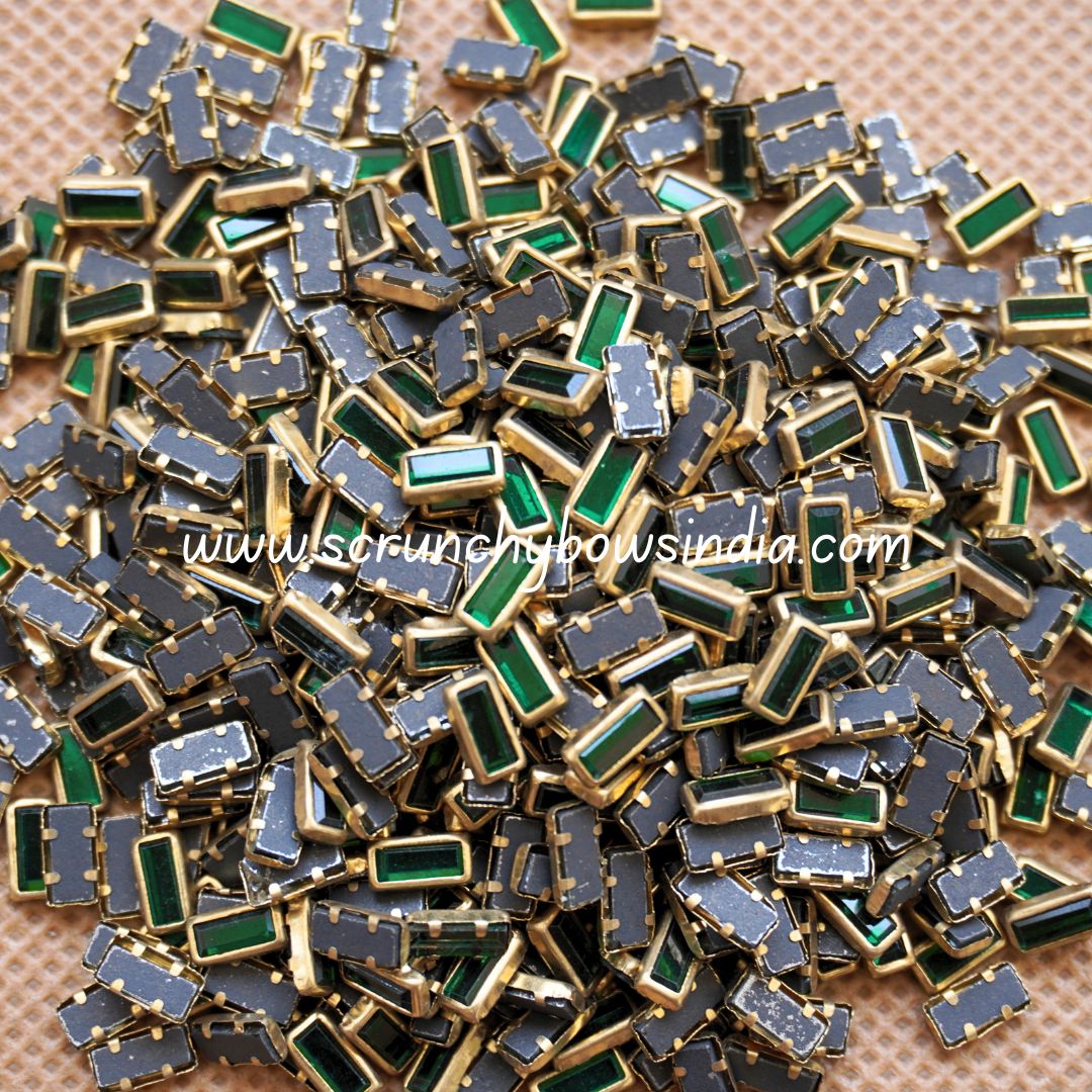 Glass Rectangle - Green