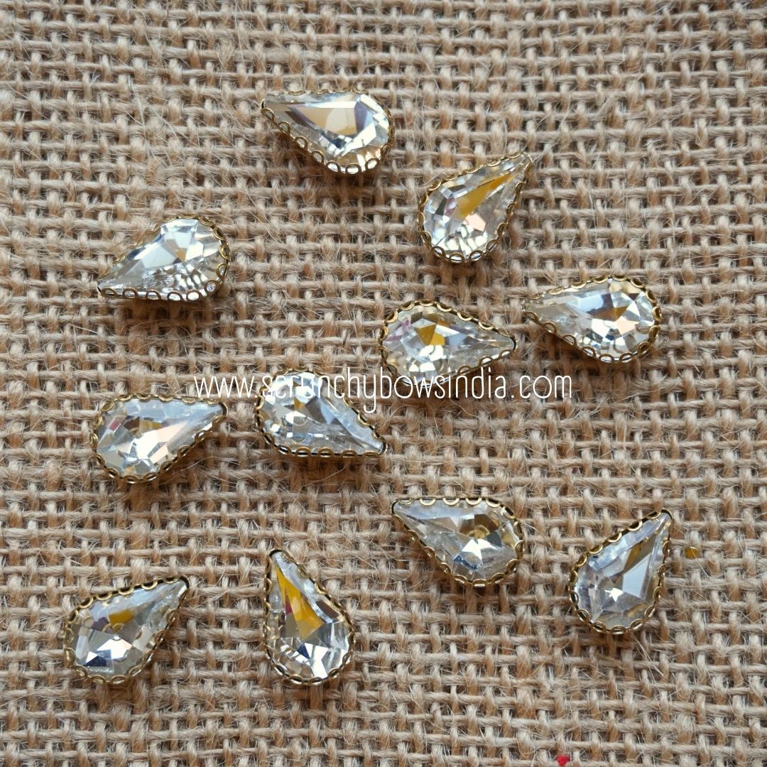 Big Drop Clip Stone - WHITE