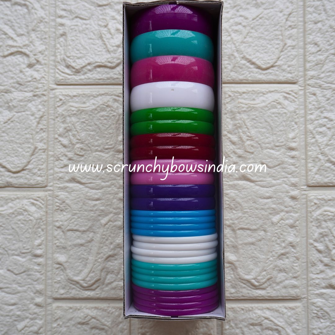 Round Mix Bangles (1 cut, 2 cut & 4 cut)