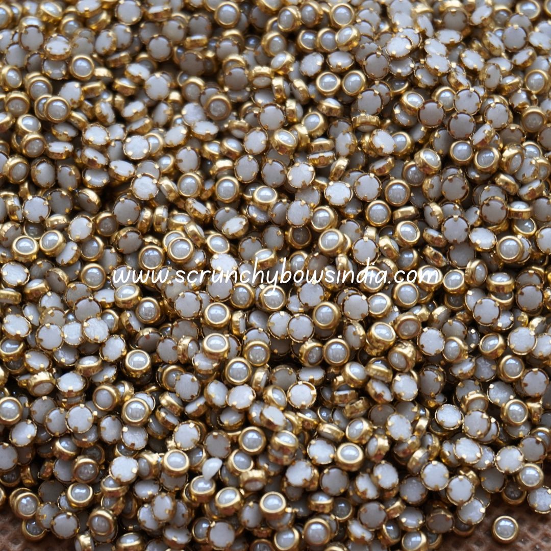 Ceramic Pearl - 3mm round