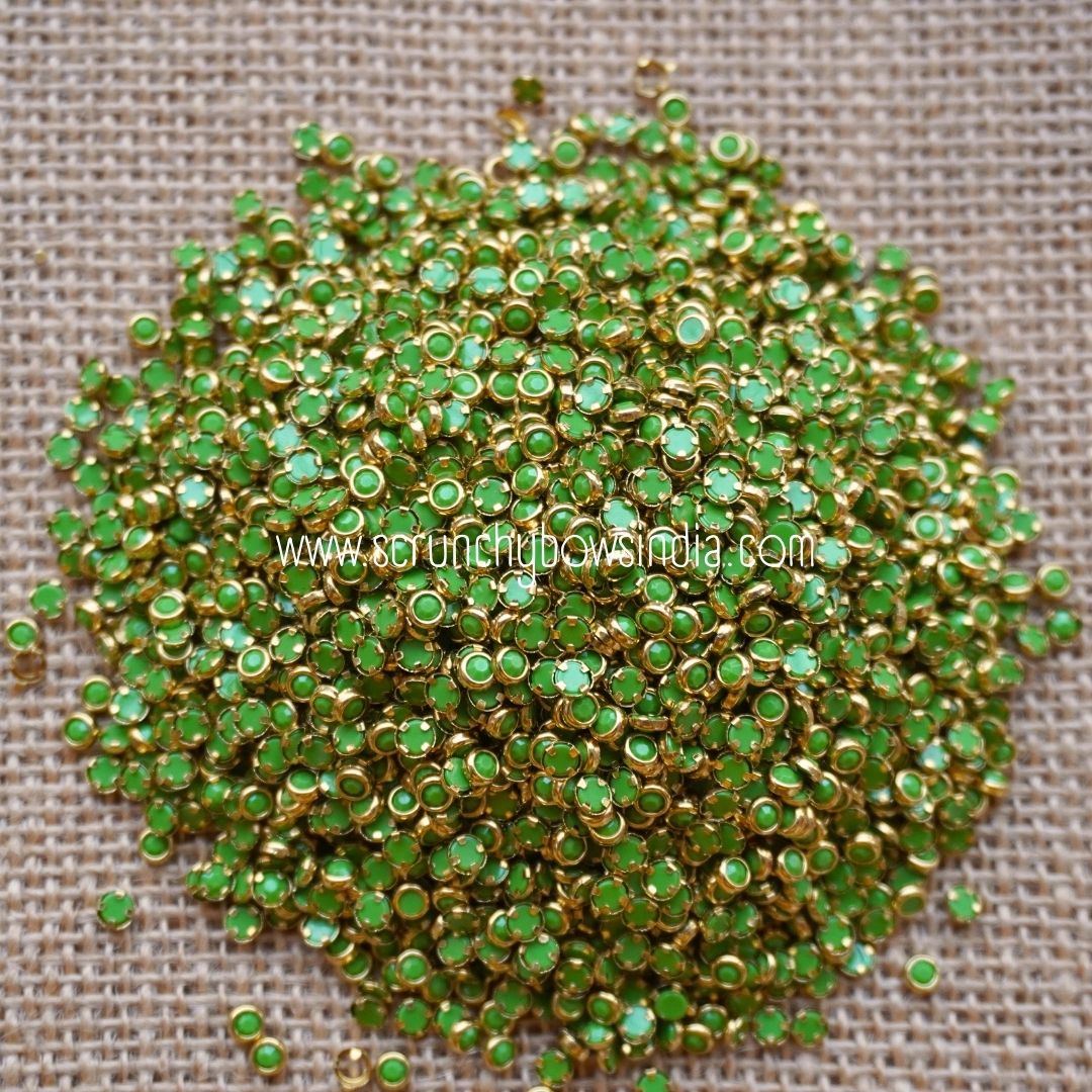 Matt 3m Round - Parrot Green