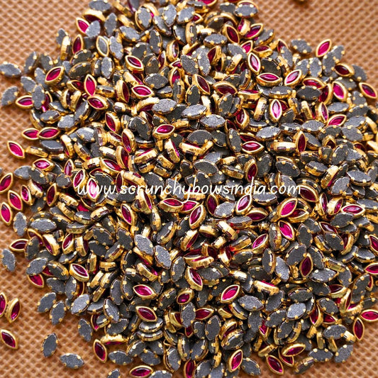 Glass 6k Eye - Rani Pink
