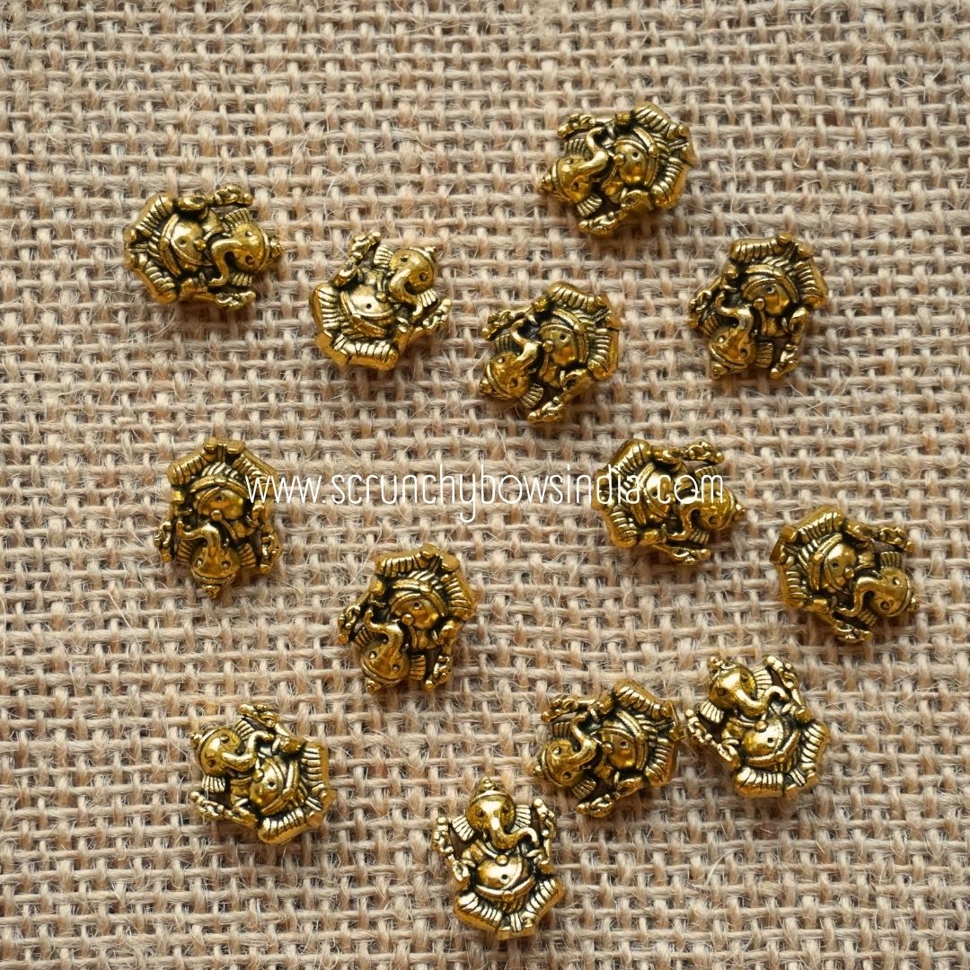Gold Ganesh Charms