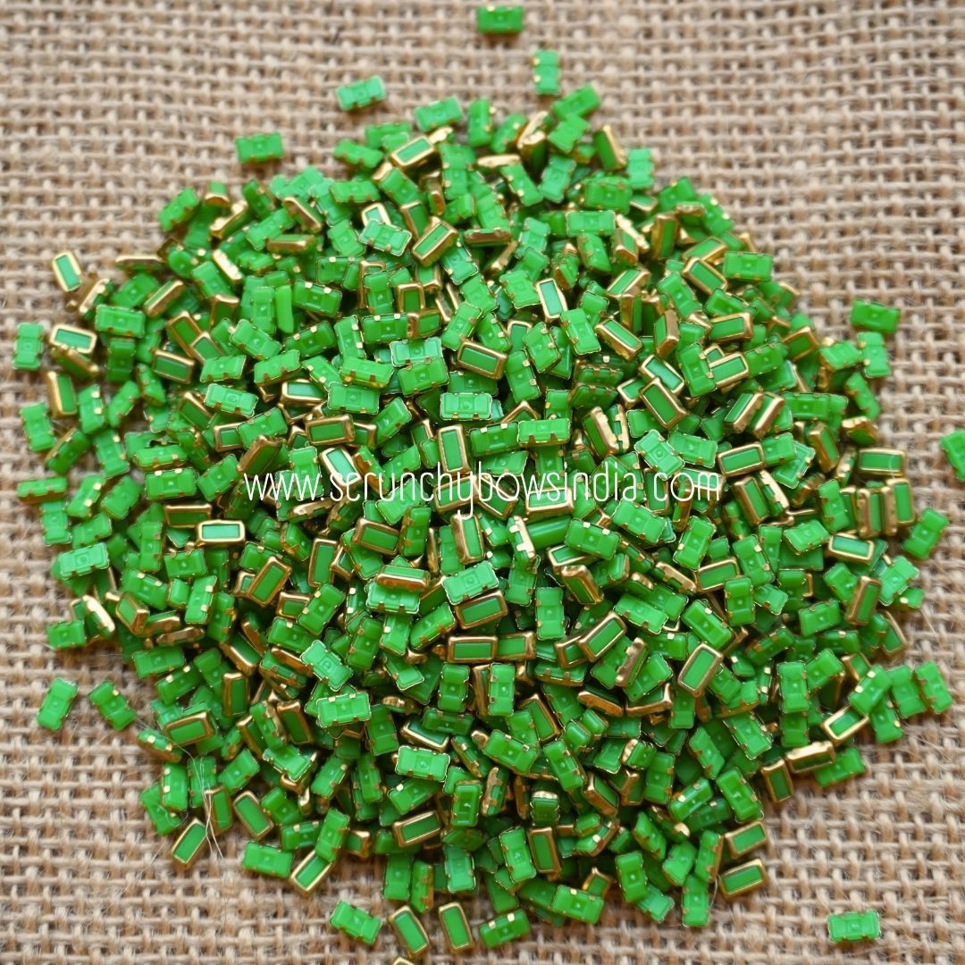 Matt 2x4 Rectangle - Parrot Green