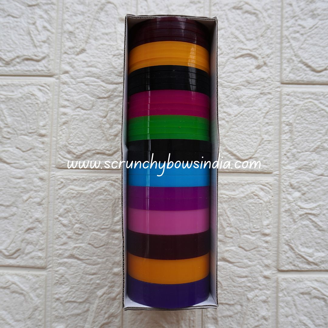 Flat Mix Bangles (1 cut, 2 cut, 4 cut & 6 cut)