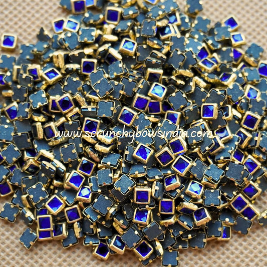 Glass Square - Royal Blue