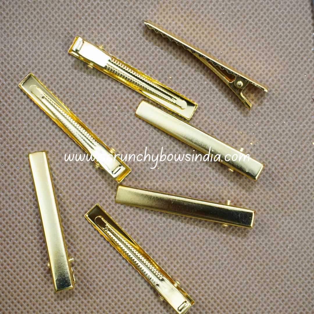 Alligator Clip Gold 5.5 CM