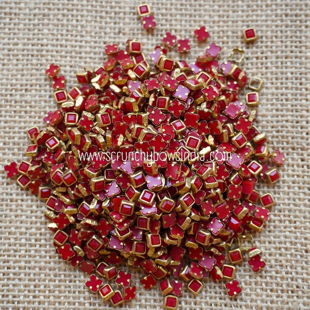 Matt Square - Maroon