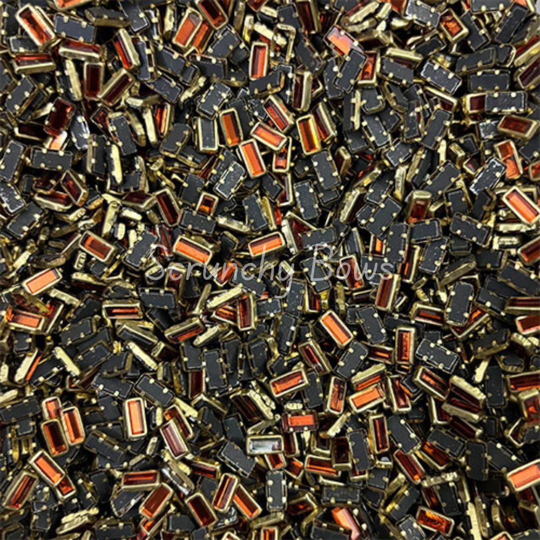 Glass Rectangle - Orange