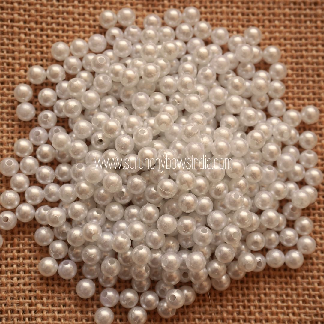 6MM Pearl Round Beads