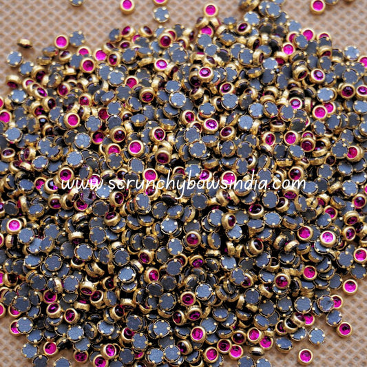 Glass 3m Round - Rani Pink