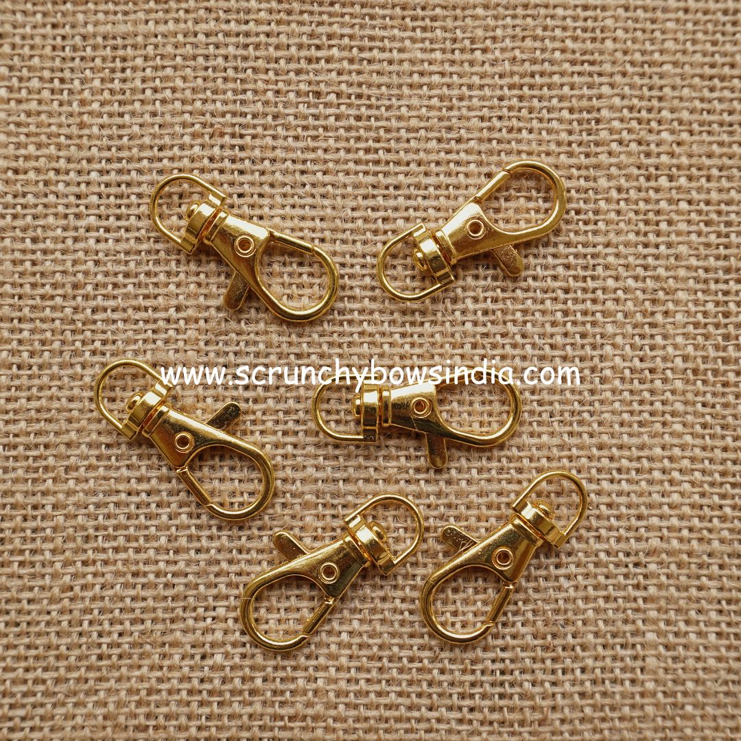 Gold Key Chain Hook - 1 Piece