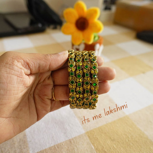 Silk Thread Bangles - Design 19