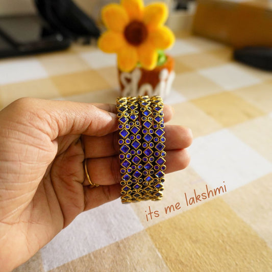 Silk Thread Bangles - Design 22