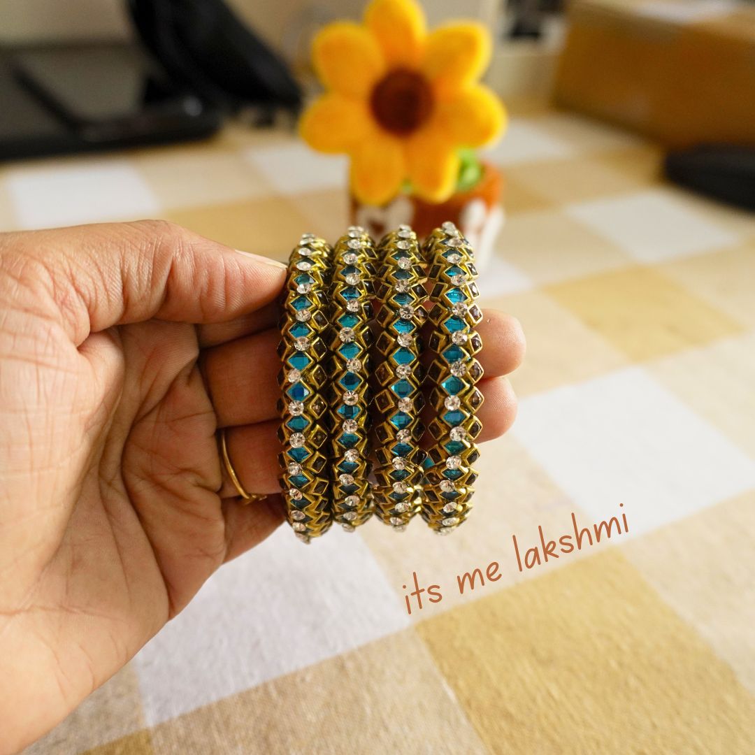 Silk Thread Bangles - Design 23