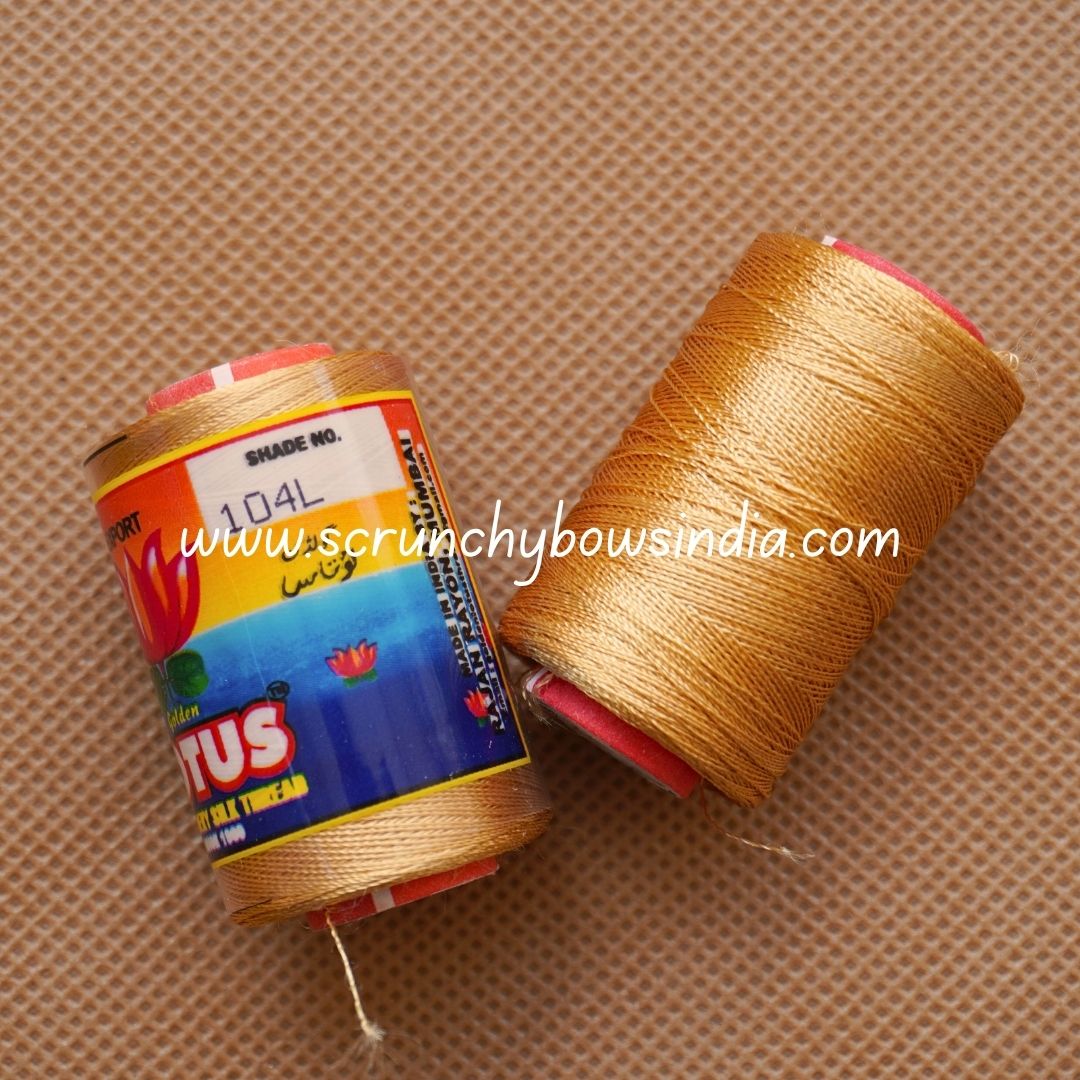Lotus Silk Thread - Shade No.104L (GOLD)