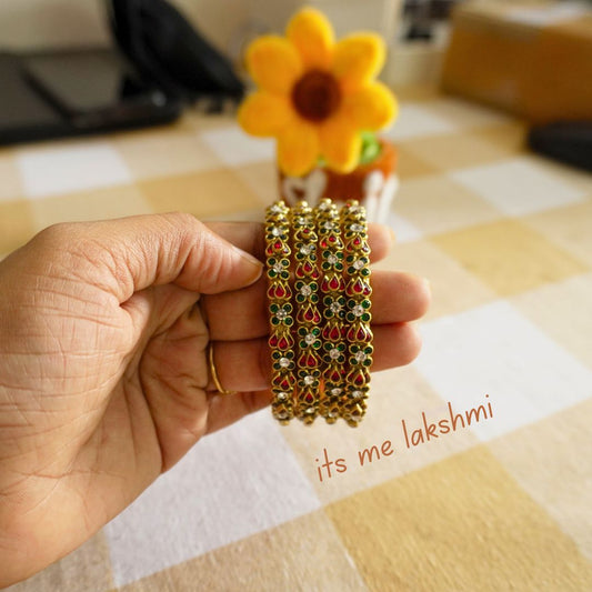 Silk Thread Bangles - Design 24