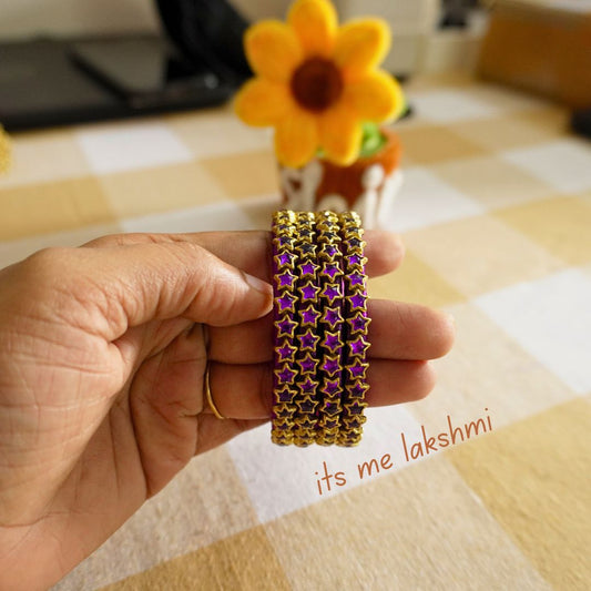 Silk Thread Bangles - Design 28