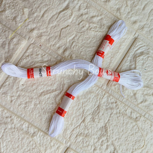Embroidery Thread - White