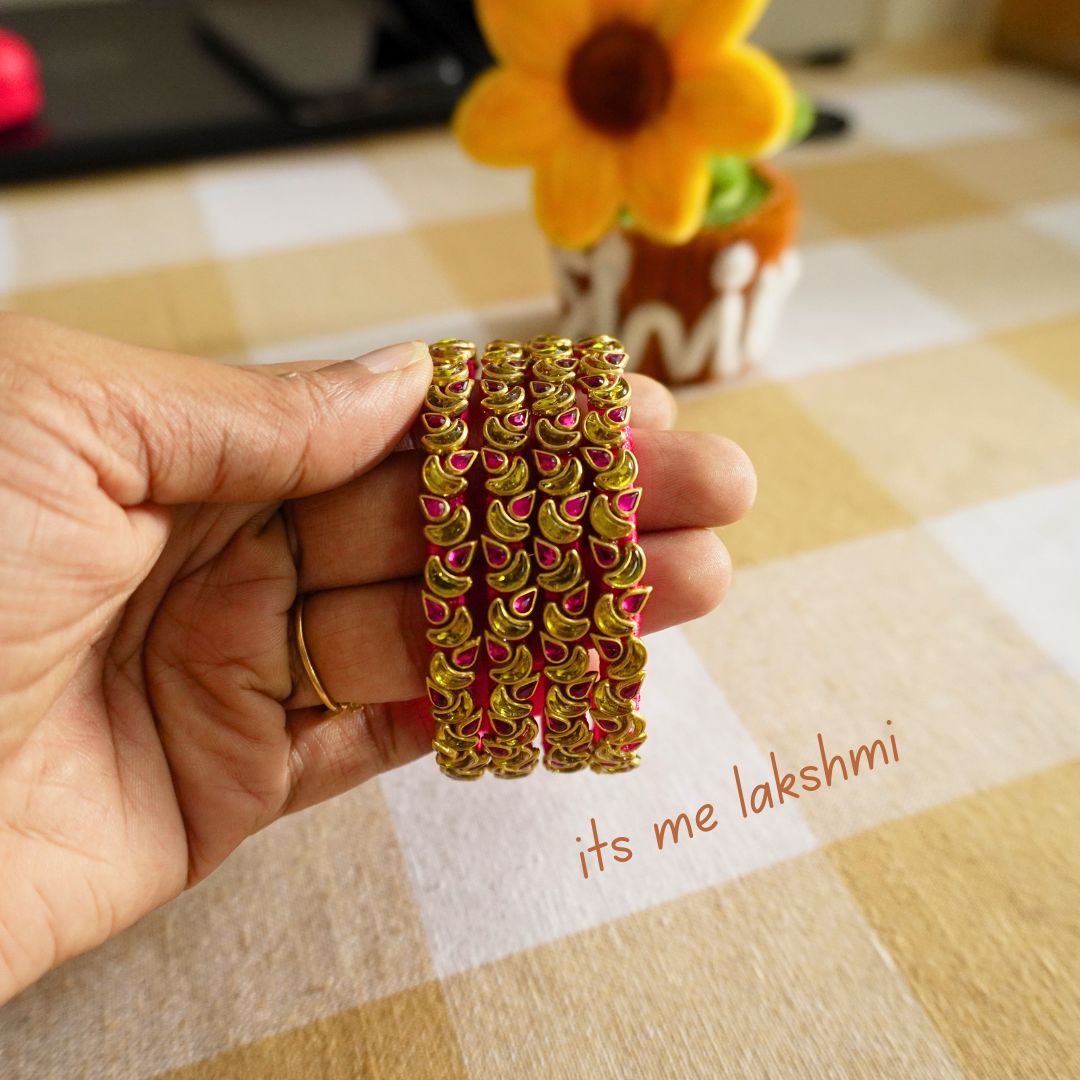 Silk Thread Bangles - Design 30
