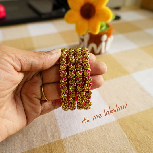 Silk Thread Bangles - Design 30