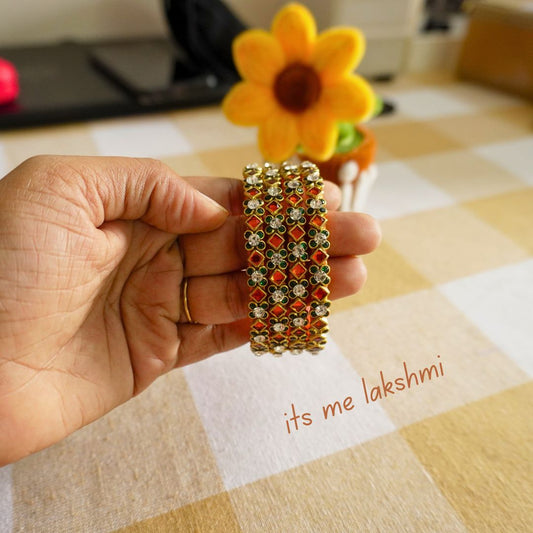 Silk Thread Bangles - Design 2