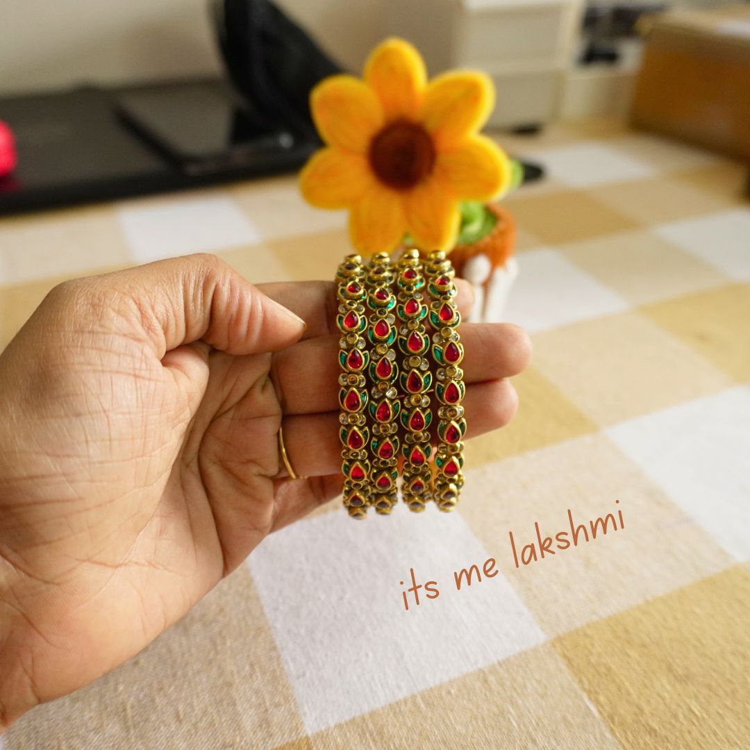 Silk Thread Bangles - Design 3