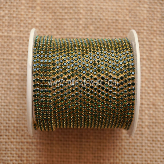 Stone Chain - Green (1 meter)