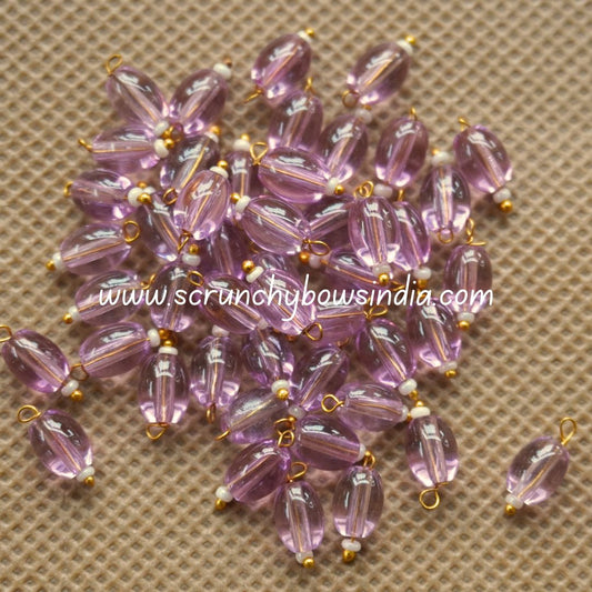 10MM Oval Hanging Beads (Onion Pink)