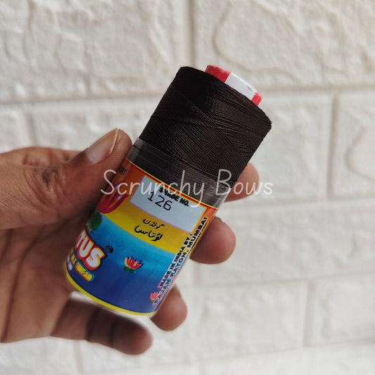 Lotus Silk Thread - Shade No.126 (DARK BROWN)