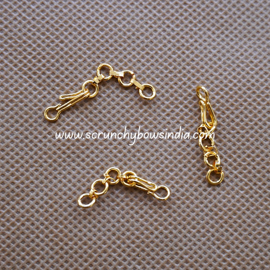 Back Chain Threads Gold Back Chain with Hook – ScrunchyBows