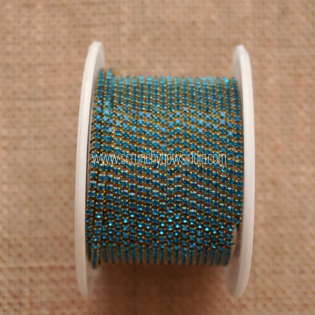 Stone Chain - Sky Blue (1 meter)