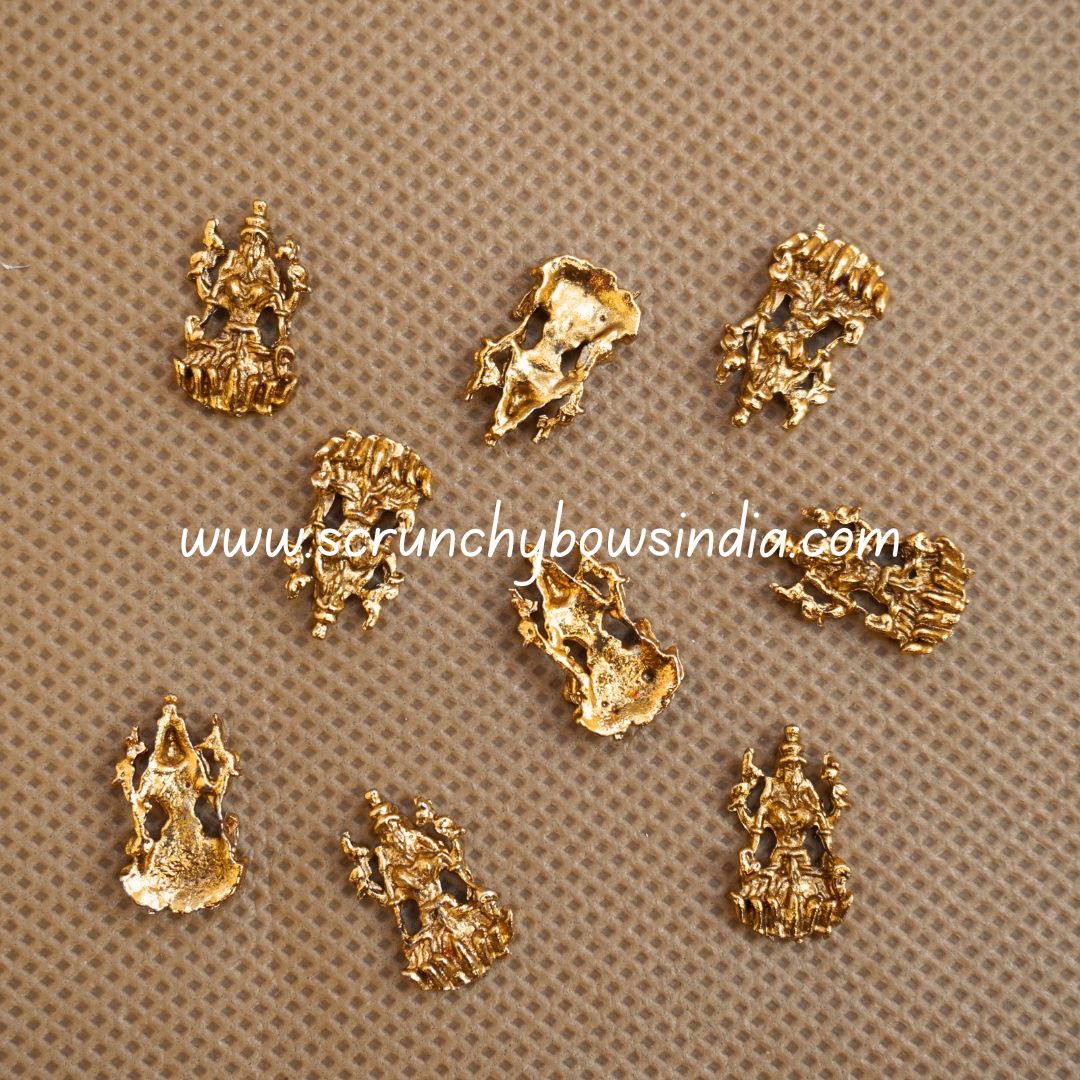 Gold Lakshmi Charms - 1 Piece