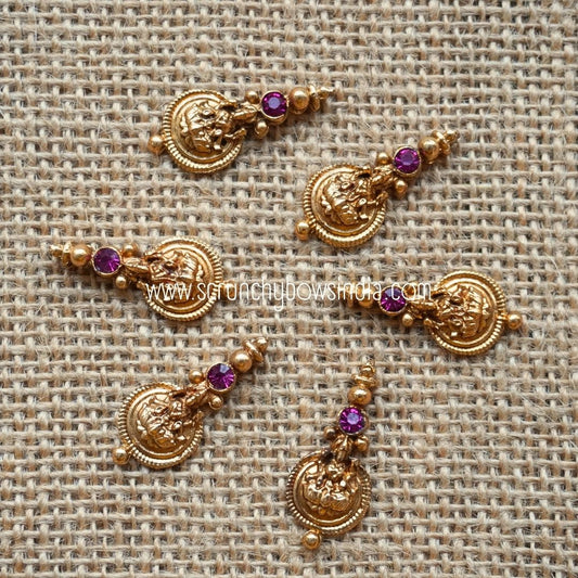 Gold Lakshmi Charms (Pink) - 1 PIECE