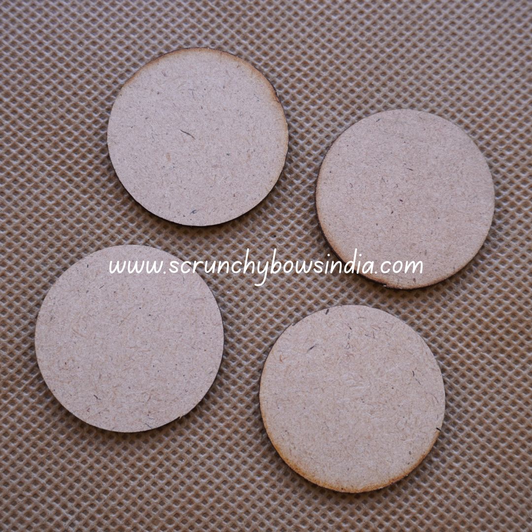 MDF Round 1.5 Inches
