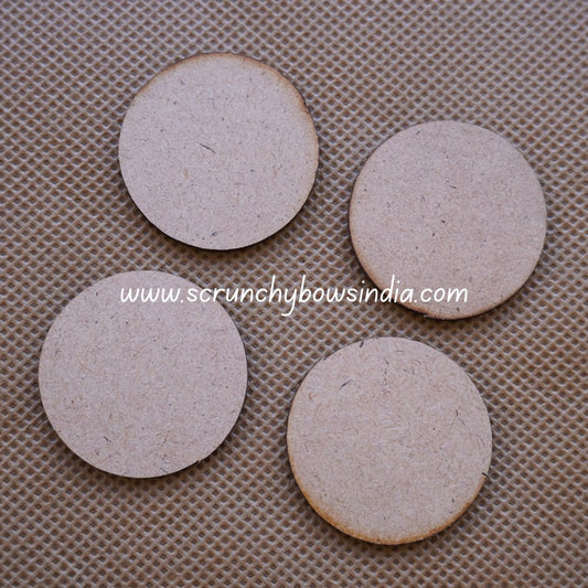 MDF Round 1.5 Inches