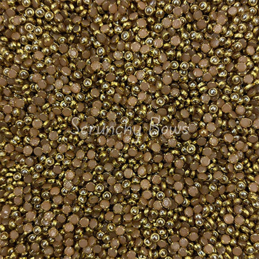 Ceramic Gold 3mm Round