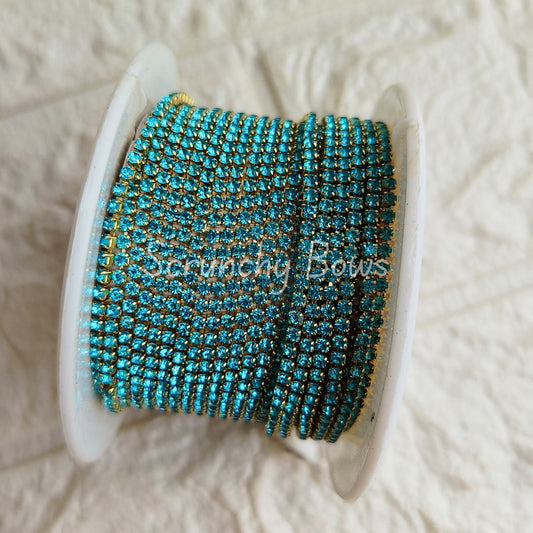 Stone Chain - Sky Blue (1 meter)