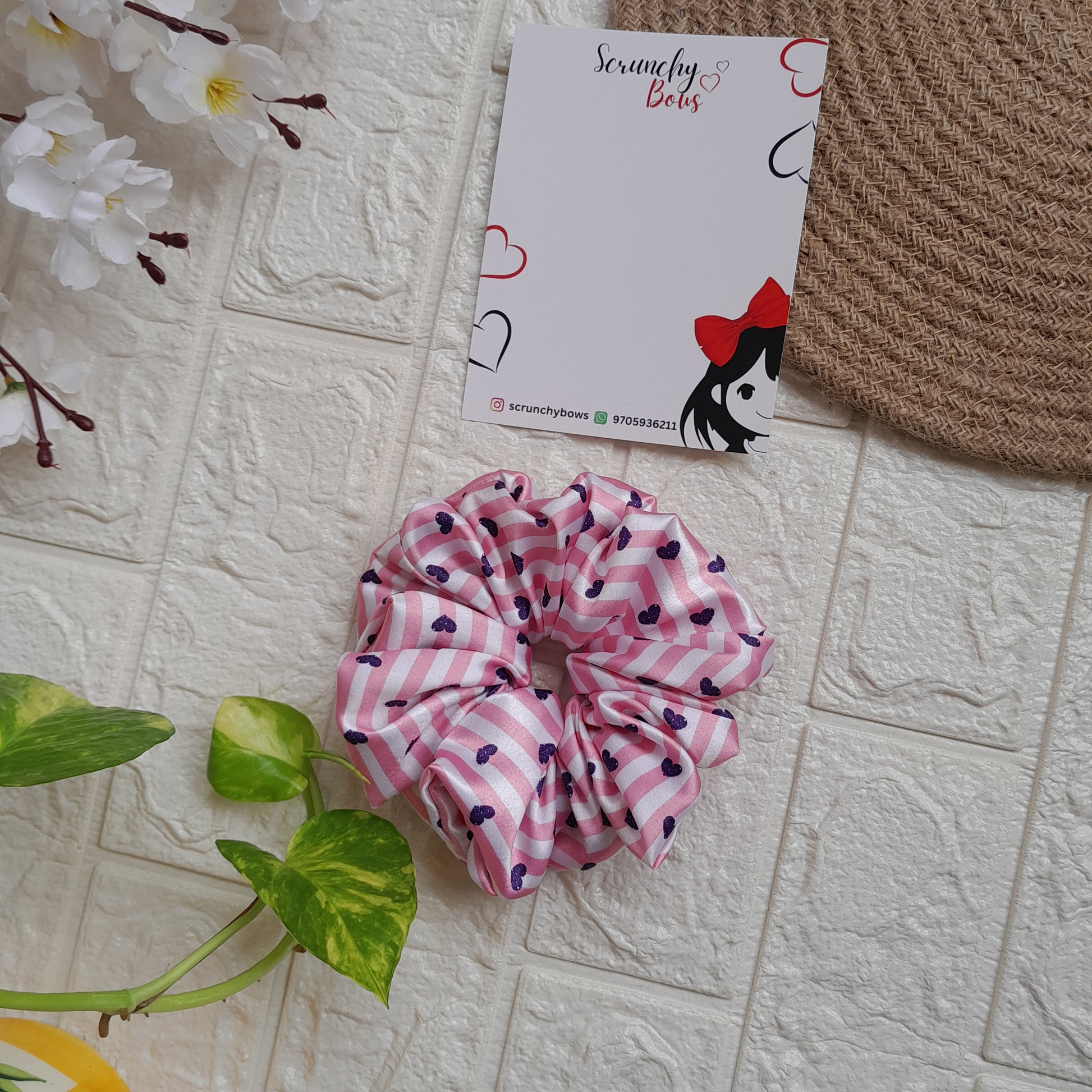 Love Stripes Scrunchie - Scrunchy Bows