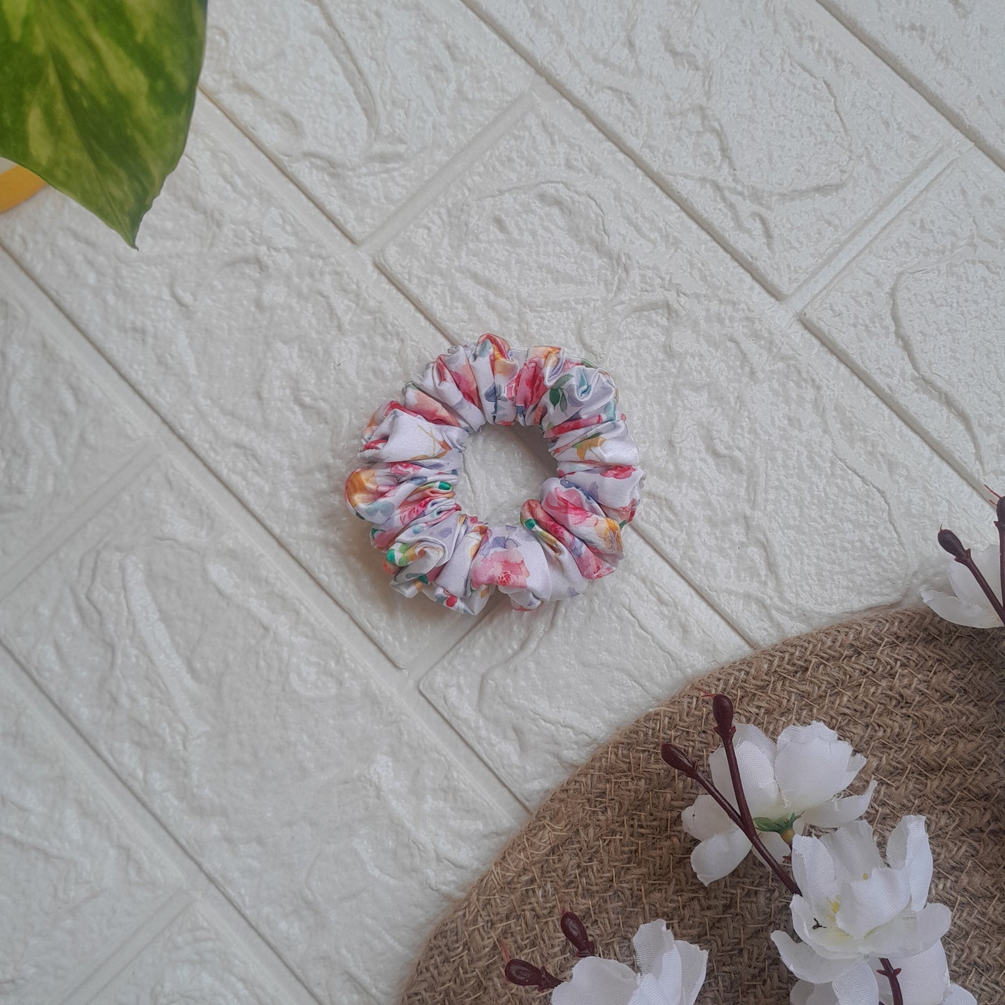 Floral Scrunchie