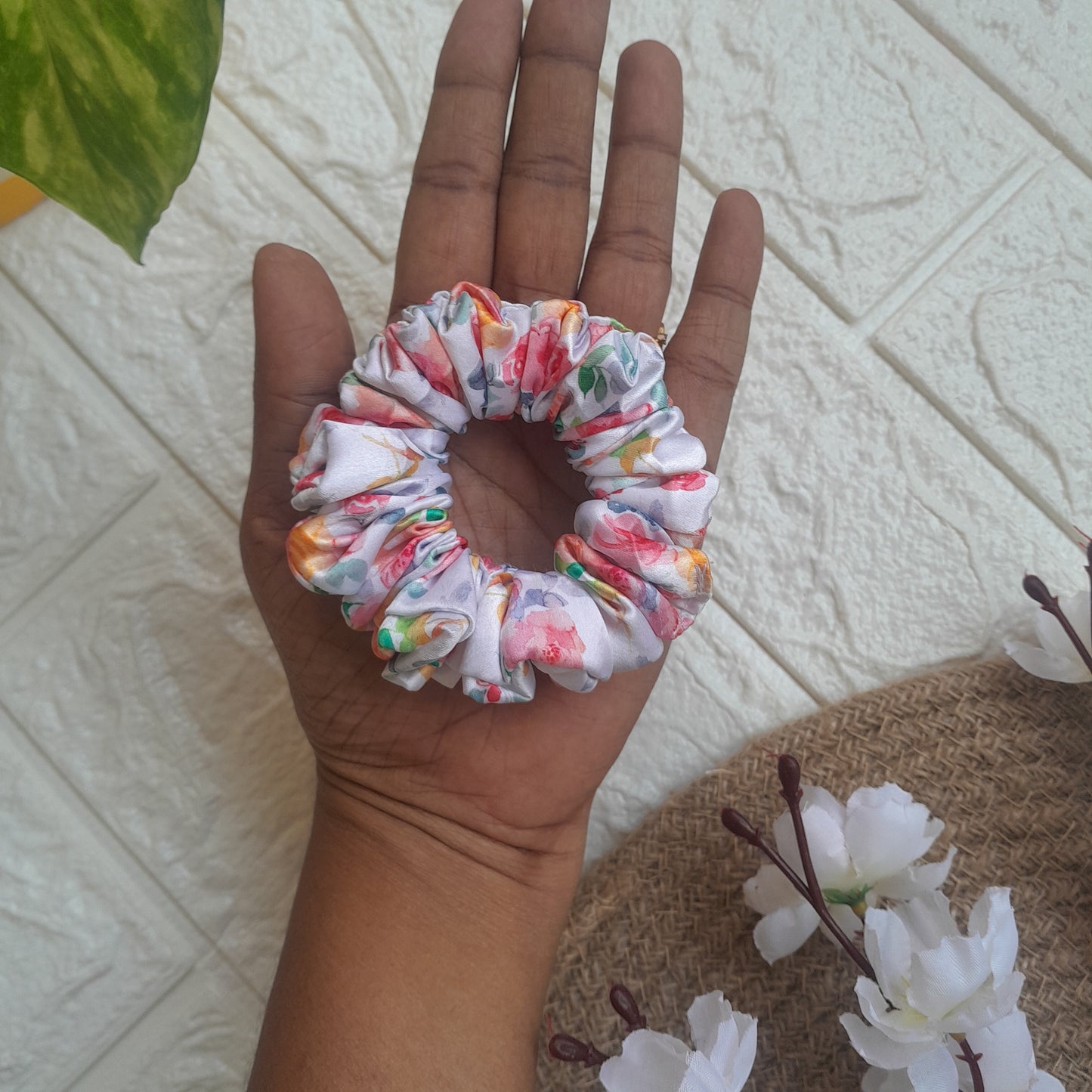 Floral Scrunchie